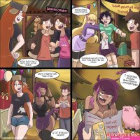 Porn comic Dipper gets a slice of goth cake. Chapter 1. Gravity Falls. Hermit Moth. Sex comic busty brunette was