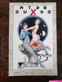 Beta Sexus 1 Adult comic book very graphic sexual panels inside.