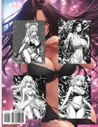 Sexy Anime Coloring Book: 101 Super Models Sexy Anime