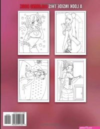 Sexy Anime Girls Coloring Book