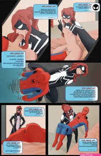 Spiderman xxx y Spider Girld Follando Comic Marvel