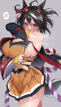 HD wallpaper: anime anime girls big boobs Kitasan Black Uma Musume Uma Musume Pretty Derby