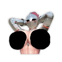: Adult Anime StickerSexy WomenNakedBoobsBig BoobsBig TitsBig BreastNaked Anime GirlNude GirlVinyl StickersE197 4x4 White