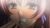 Girl eats cum cake Scat Hentai