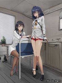 Porn image of small ass ashamed small tits daytime yacht partially nude bondage created by AI