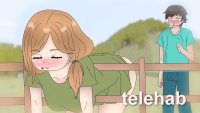 Steve fucked a girl stuck in a fence ! Hentai anime