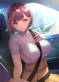 HD wallpaper: anime anime girls original characters short hair big boobs