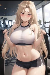 Athletic Anime Girl by ZagreusArt on DeviantArt