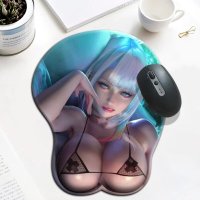Hentai Lucy Sexy Naked Girl 3D Chest Mouse Pad Big Gaming Anime Boobs