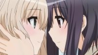 Attractive cuties make love in uncensored anime lesbian porn