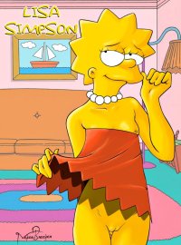 And now growned up Lisa Simpson will demonstrate her shaven vagina!