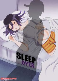 Porn comics Sleep Over. Danganronpa Erotic comic girlfriend with a