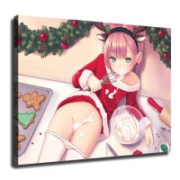 Amazon.co.jp: Anime poster shop cute lori sexy hot girl poster room aesthetics gift review erotic tin painting japanese adult hentai nude truth nude pussy boobs : Office Products