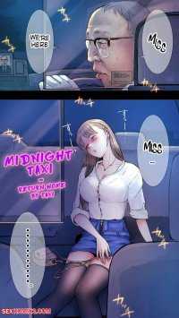Porn comic Midnight Taxi. Aino Erotic comic hot brunette beauty