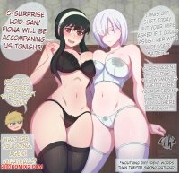 Porn comic Yor x Fiona x Loid. Hornygraphite Sex comic sexy girls were