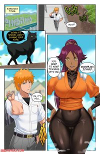 Porn comic Yoruichi. Bleach. Pink Pawg. Sex comic girls teased the