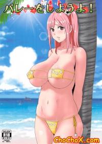 Desnudas en la Playa Comic Porno