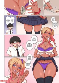Porn comic Turned Into A Gyaru. Chapter 1. Arisane. Erotic comic meets with her