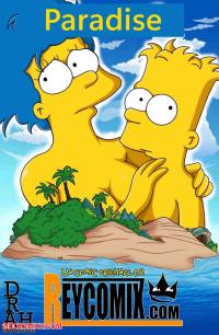 Porn comic The Simpsons Paradise. DRAH NAVLAG Sex comic MILF Marge and