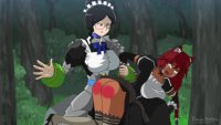 Maids Spanking Scene Hentai overlord Lupustegina and Yuri Alpha