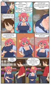 Ilulu and Take Body Swap Kobayashi-san-chi no Maid Dragon Tabneto