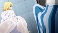 This thick anime whore gets her big tits and pussy fucked