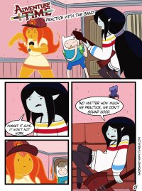 Adventure time porn comic: Practice With The Band