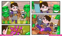 clash royale princess hentai comic