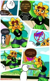 Porn comic Playdate. Plants vs Zombies. McKeyes Sex comic babe plant was