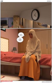 Porn comic 10 AM. Chapter 1. LoseKorntrol Hijab 3DX. Sex comic busty brunette MILF