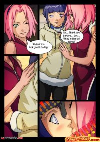 Porn comics Sakura X Hinata. Chapter 1. Naruto. Comics Toons. Erotic comic to have lesbian