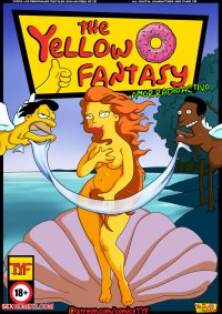 Porn comic The Simpsons. Radioactive Love. The Yellow Fantasy Sex comic strange things began