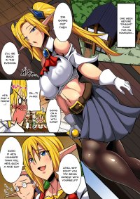 Porn comic Elf Oyako to Pakopako Ibunka Kouryuu. Part 2. Sex comic blonde decided to