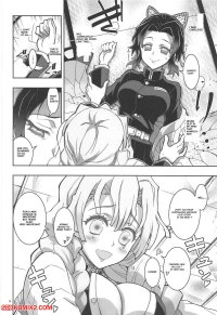 Porn comic Mushi x Koi LOVERS. Demon Slayer Sex comic young brunette decided