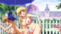 Futanari Lesbian Threesome At Pool Party! Hentai watch online