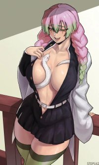 Super Thicc Mitsuri stopu Demon Slayer free hentai porno xxx comics rule34 nude art at HentaiLib.net