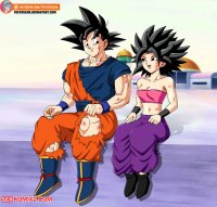 Porn comic Saiyan Love. Dragon Ball Super. FoxyBulma. Sex comic busty beauties just