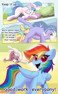 Porn comic Hurricane Fluttershy Sex comic pony friends were