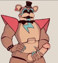 Five Nights At Freddys: Security Breach Glamrock Freddy fnaf Male Animated