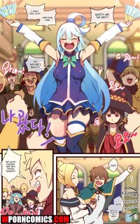 Porn comic Kono Subarashii Sekai ni Syukufuku o. Sex comic group of friends
