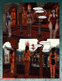 Porn comic Spell. Chapter 2. Moiarte3D. Sex comic sexy babes are
