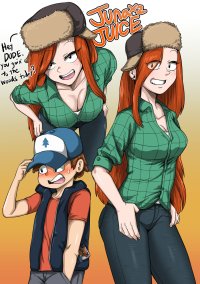 Gravity Falls Graffiti Wendy 1-3
