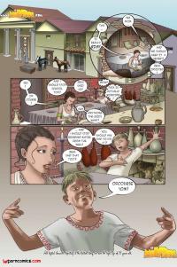 Porn comic Adventures Of Gamistokles. Chapter 1. MILFToon. Sex comic boy ran to