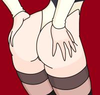 Half naked anime girl by alex101lmao on Newgrounds