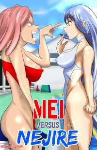 Porn comic My Hero Academia. Mei Vs Nejire Sex comic hot busty babes