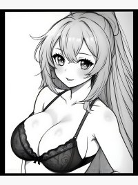 Enchanting Anime Art Waifu Material Sexy Hot Naked and Cute Anime Kawaii Girls with Big Boobs Greeting Card for Sale by CelestialChicC