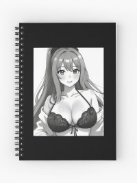 Empowering Manga Girls Waifu Material Sexy Hot Naked and Cute Anime Kawaii Girls with Big Boob Spiral Notebook for Sale by CelestialChicC