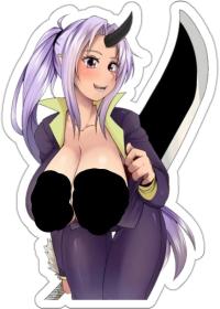 : Anime BoobsNaked GirlsEcchiSexy AnimeSticker Anime GirlLewd StickerNude StickerHot Anime GirlE115 3x3 Transparent