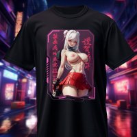 Cyberpunk Anime Girl T-Shirt
