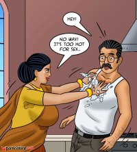 Porn comic Velamma. Chapter 113. Hot And Bothered. Velamma. Sex comic a hot day